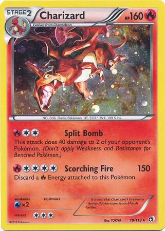 Charizard - 19/113 (Cosmos Holo) - Miscellaneous Cards & Products