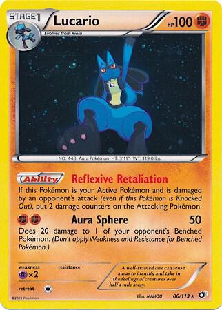 Pokémon: Lucario - 80/113 (Cosmos Holo) - Miscellaneous Cards & Products - VGMX