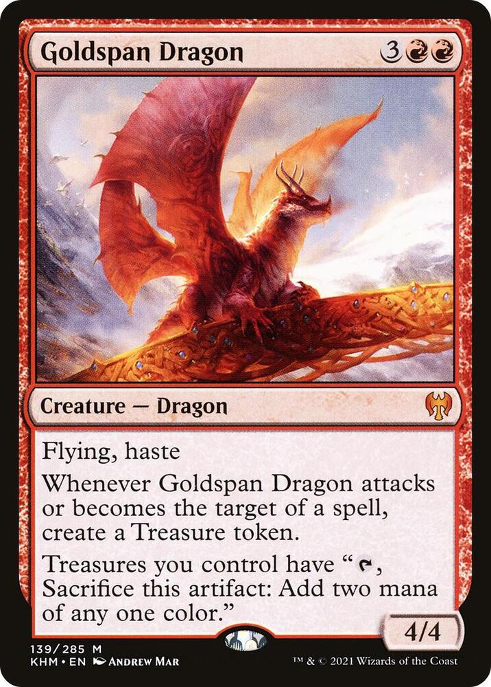 Magic: The Gathering: Goldspan Dragon - Kaldheim - VGMX