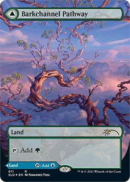 Magic: The Gathering: Barkchannel Pathway (Borderless) - Secret Lair Series