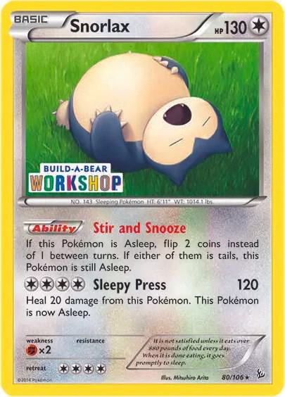 Pokémon: Snorlax - 80/106 (Build-a-Bear Workshop Exclusive) (SEALED) - VGMX