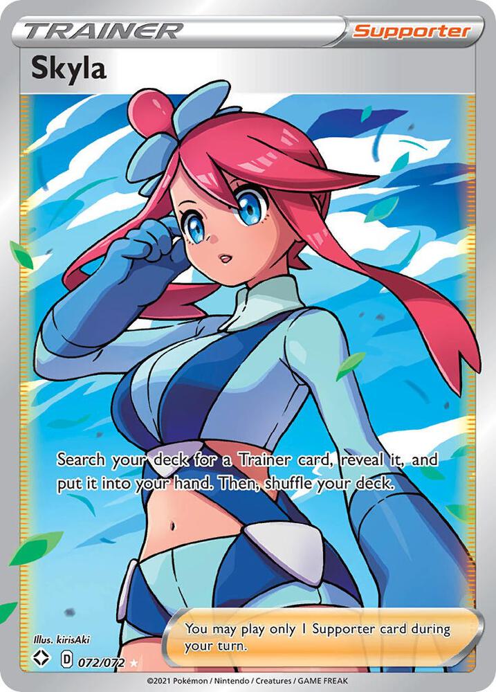 Pokemon:  Skyla (Full Art) - Shining Fates - VGMX