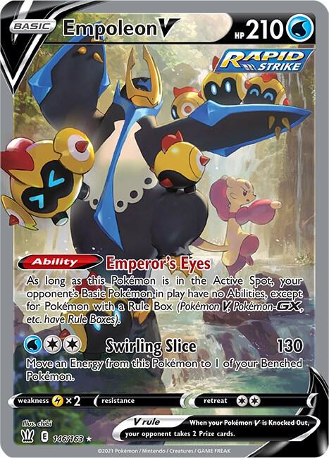 Empoleon V (Alternate Full Art) - SWSH05: Battle Styles (SWSH05)