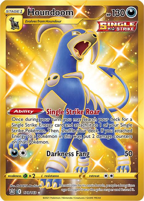 Pokemon: Houndoom (Secret) - SWSH05: Battle Styles - VGMX