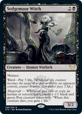 Magic: The Gathering: Sedgemoor Witch - Strixhaven: School of Mages - VGMX