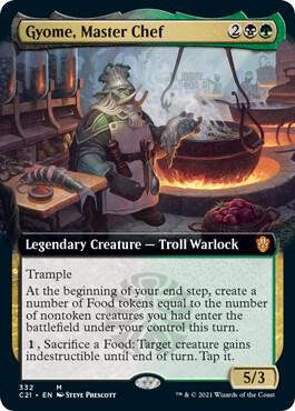 Magic: The Gathering: Gyome, Master Chef (Extended Art) - Commander 2021