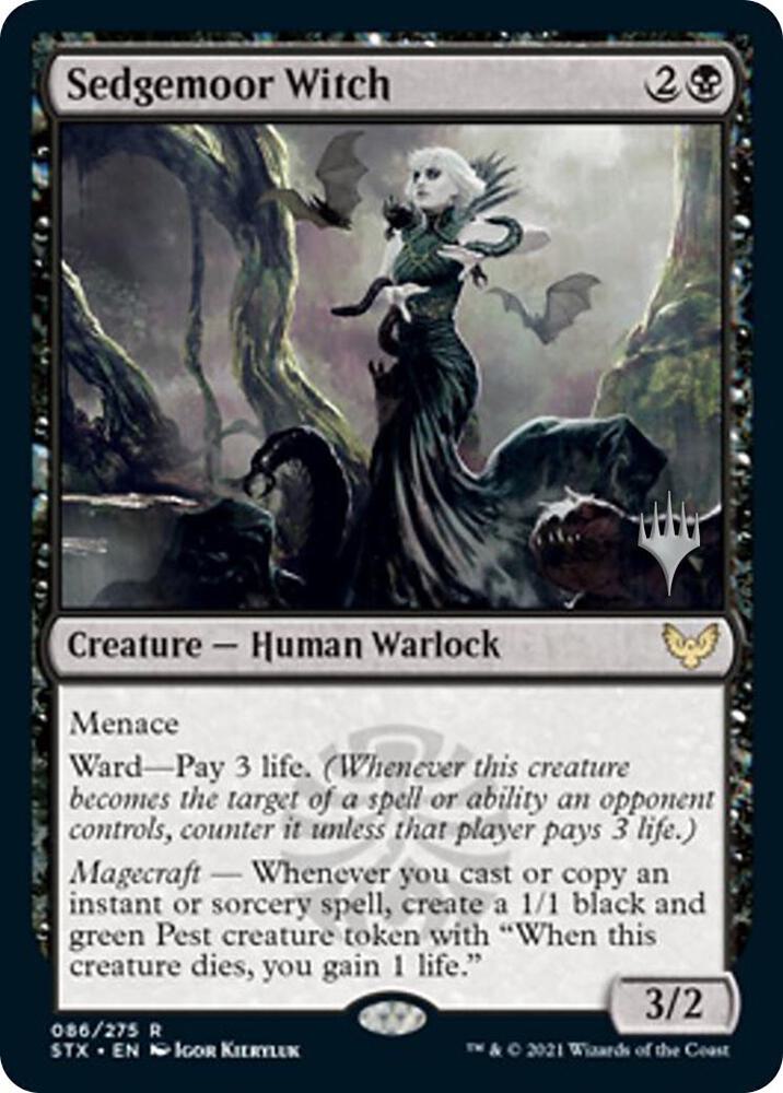 Magic: The Gathering: Sedgemoor Witch - Promo Pack: Strixhaven - VGMX