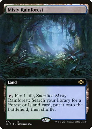 Misty Rainforest (Extended Art) - Modern Horizons 2 (MH2)