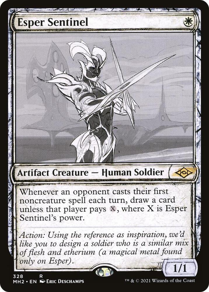 Esper Sentinel (Showcase)(Foil) - Modern Horizons 2