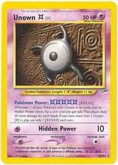 Pokemon: Unown [X] - 30/105 - Neo Destiny - VGMX