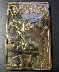 Burger King Gold Plated Pokemon Card - Pikachu