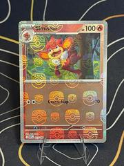 Pokémon: Simisear (Master Ball Pattern) - 015/086 - SV: White Flare - VGMX