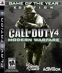 Call Of Duty 4 Modern Warfare [Game Of The Year] Playstation 3