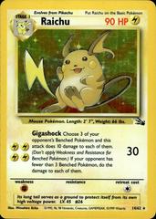 Pokémon: Raichu - 14/62 - Fossil - VGMX