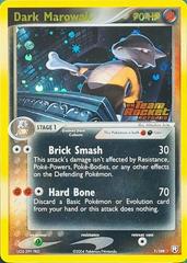 Pokemon: Dark Marowak 7/109 (Reverse Holo) - Team Rocket Returns - VGMX