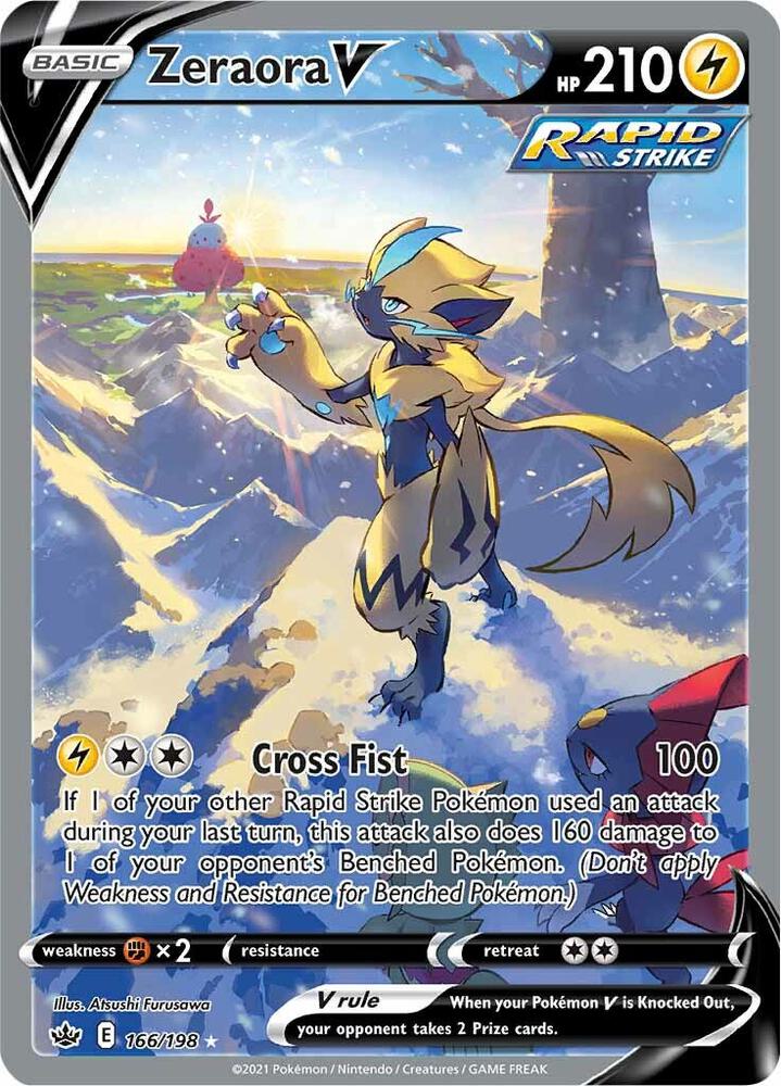 Zeraora V (Alternate Full Art) - SWSH06: Chilling Reign (SWSH06)