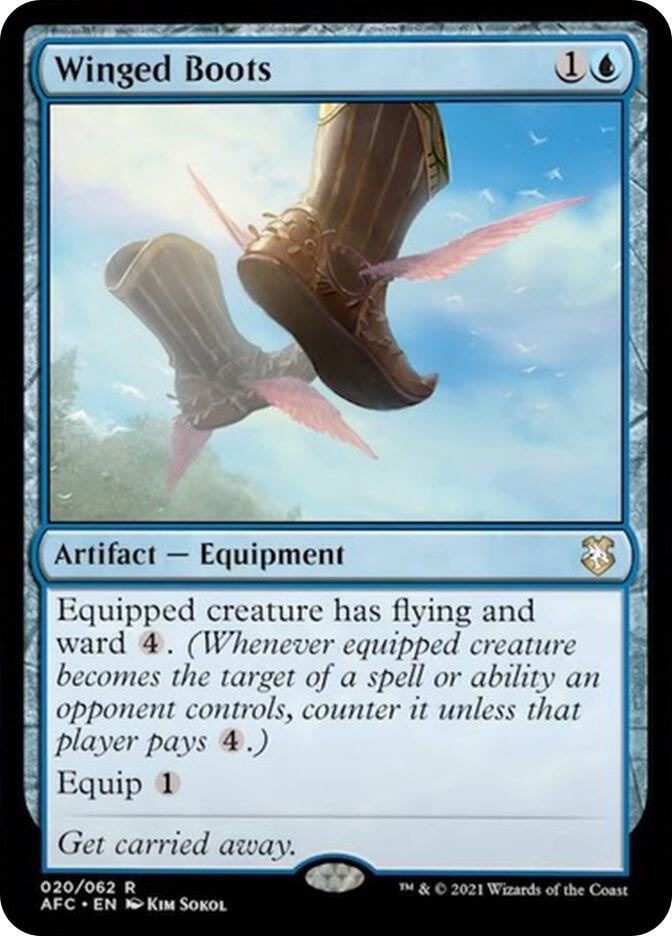 Magic: The Gathering: Winged Boots - Commander: Adventures in the Forgotten Realms - VGMX