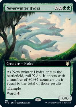 Magic: The Gathering: Neverwinter Hydra (Extended Art) - Commander: Adventures in the Forgotten Realms