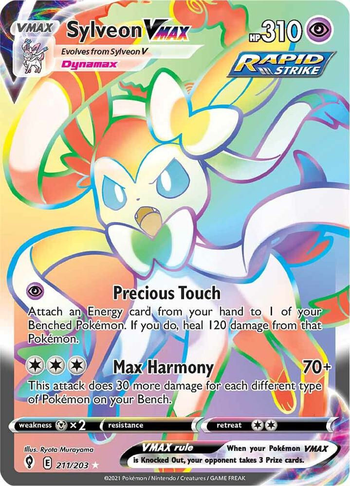 Sylveon VMAX (Secret) - SWSH07: Evolving Skies