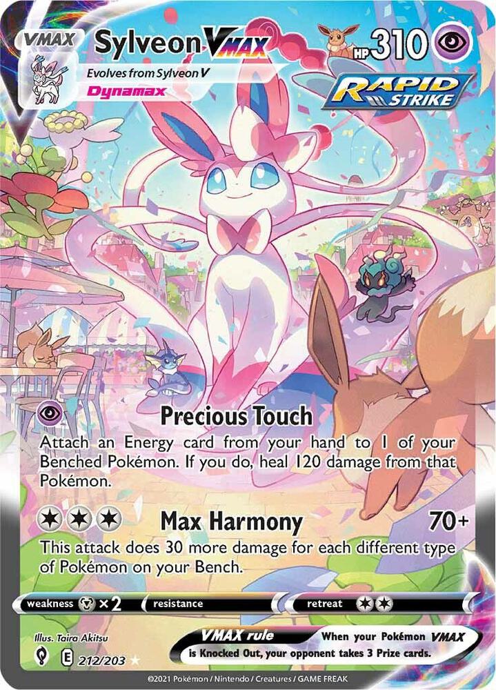 Sylveon VMAX (Alternate Art Secret) - SWSH07: Evolving Skies