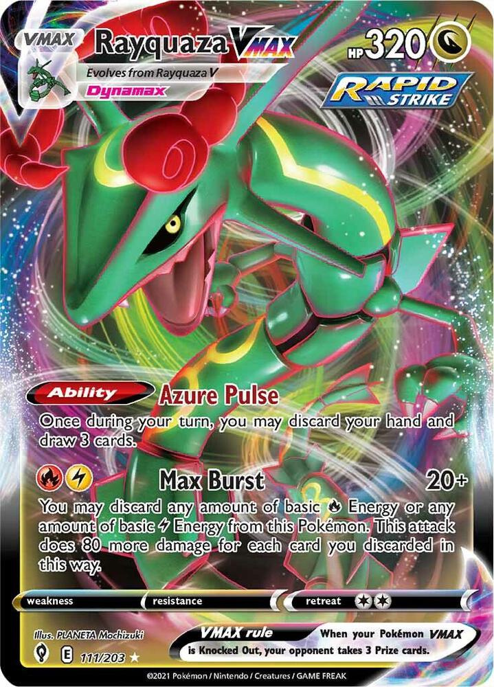 Pokemon: Rayquaza VMAX - SWSH07: Evolving Skies - VGMX