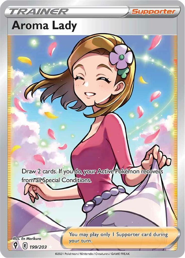 Pokémon: Aroma Lady 199/203 - Evolving Skies - VGMX