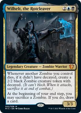 Magic: The Gathering: Wilhelt, the Rotcleaver - Commander: Innistrad: Midnight Hunt - VGMX