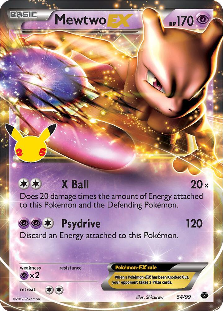 Pokémon: Mewtwo EX - Celebrations: Classic Collection - VGMX