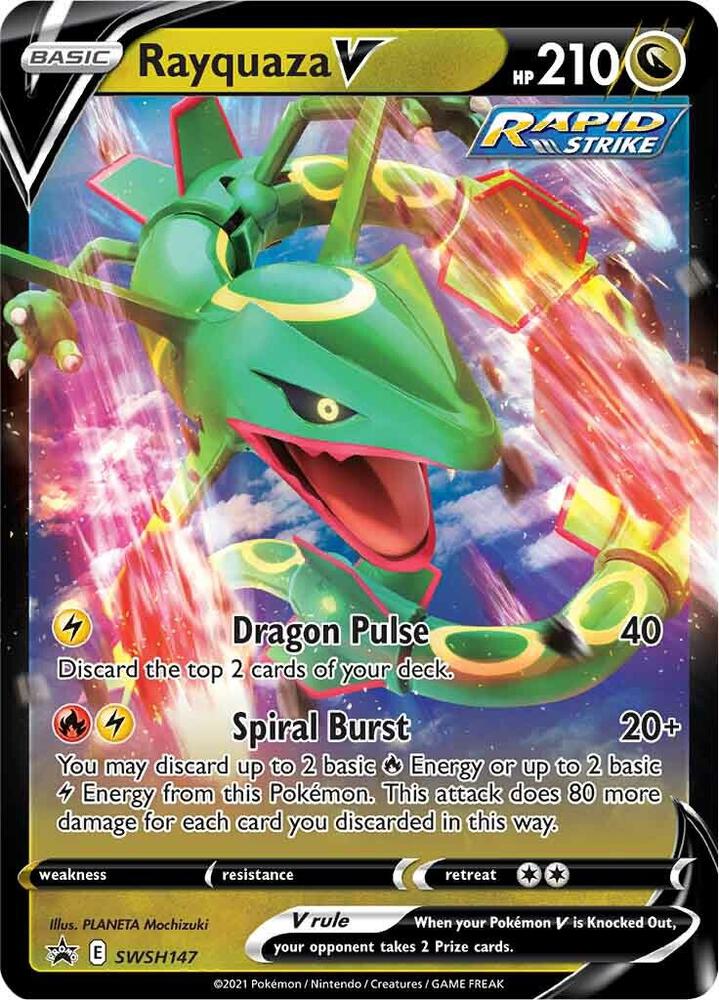 Pokémon: Rayquaza V - SWSH147 - SWSH: Sword & Shield Promo Cards - VGMX