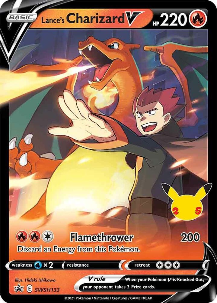 Pokémon: Lance's Charizard V - SWSH133 - SWSH: Sword & Shield Promo Cards - VGMX