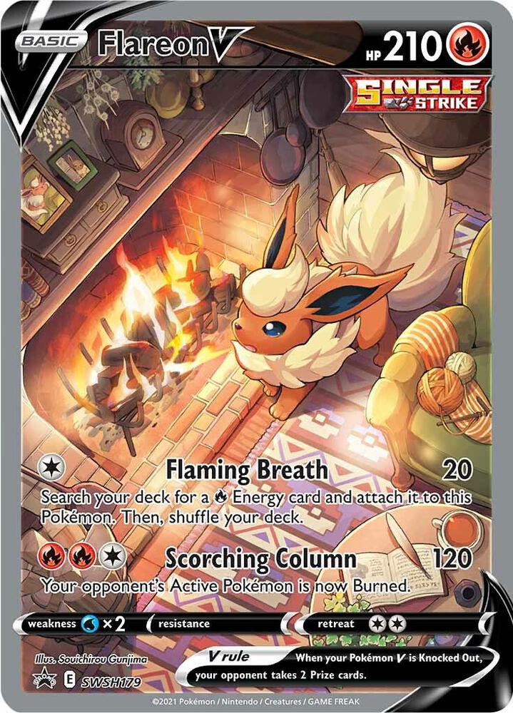 Pokemon: Flareon V SWSH179 - Sword & Shield Promos - VGMX