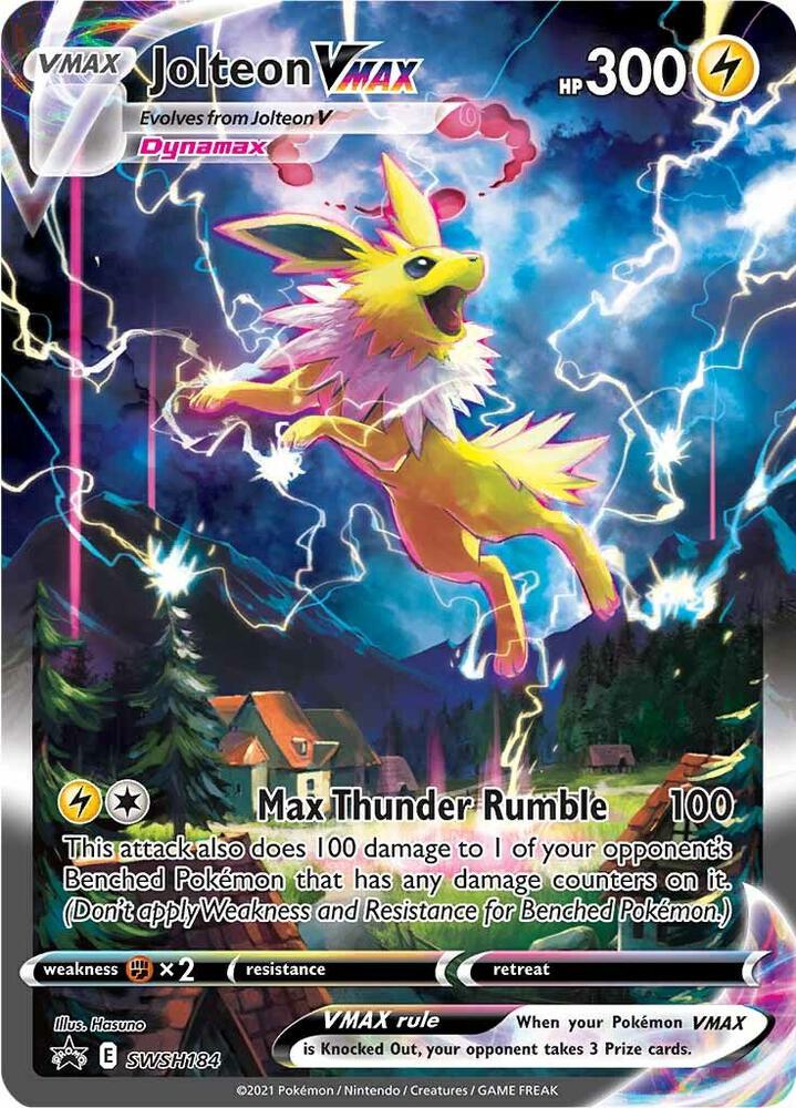 Jolteon VMAX - SWSH184 - SWSH: Sword & Shield Promo Cards (SWSD)