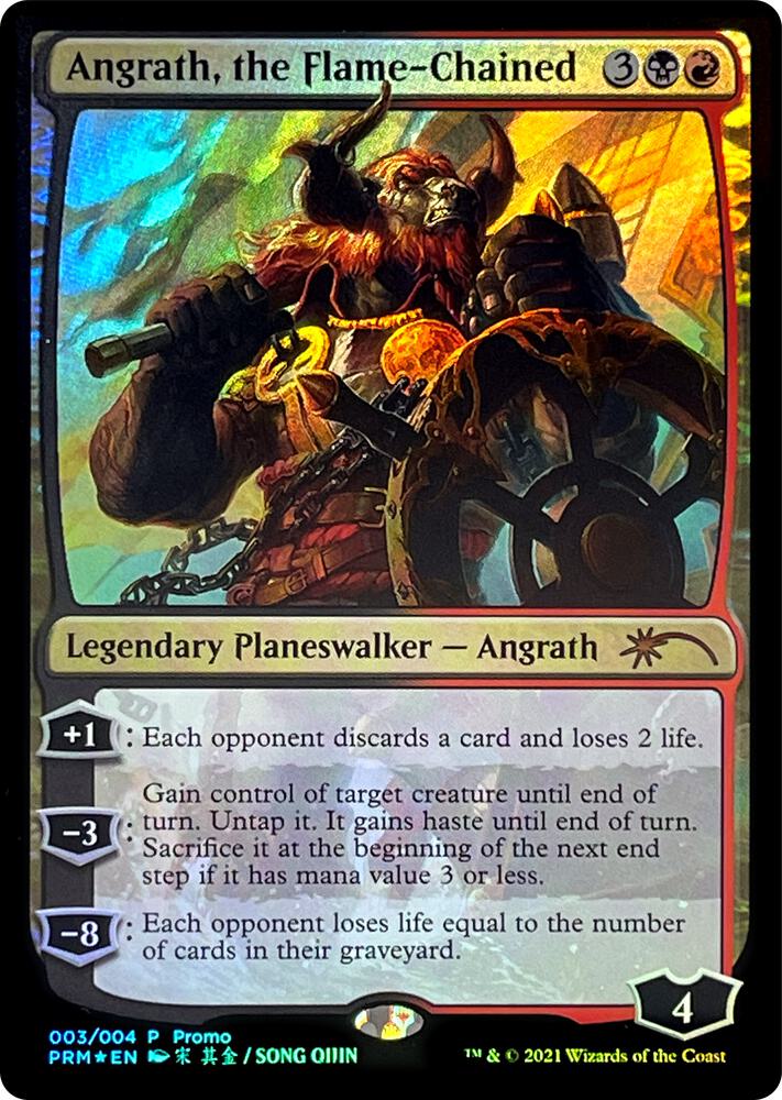 Magic: The Gathering: Angrath, the Flame-Chained - Unique and Miscellaneous Promos - VGMX