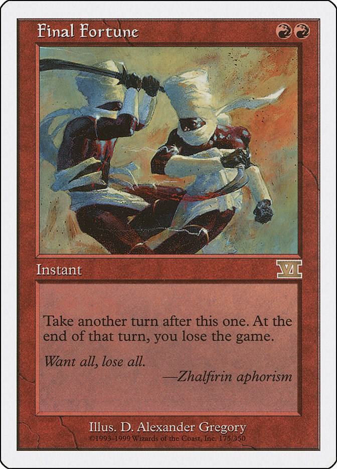 Magic: The Gathering: Final Fortune - Classic Sixth Edition - VGMX