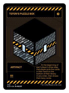 Magic: The Gathering: Teferi's Puzzle Box (Silver Laminate) - Secret Lair Drop Series - VGMX