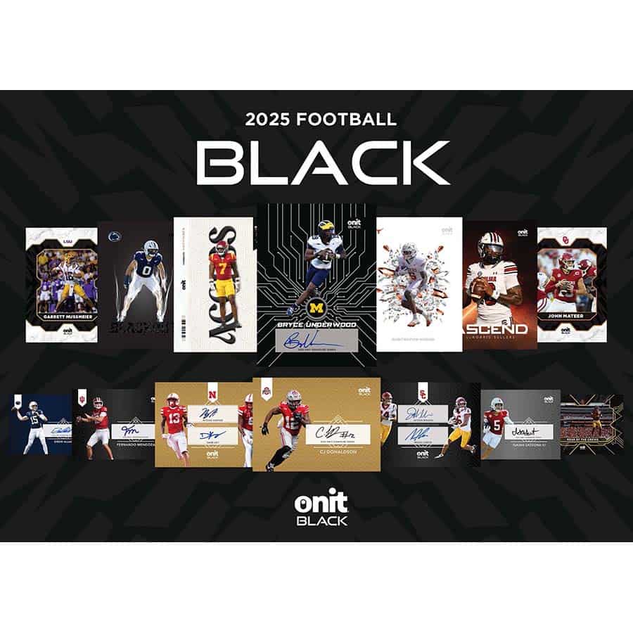 2025 Onit Black Football Premium Edition - Ohio State University - VGMX