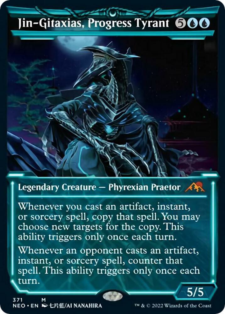 Jin-Gitaxias, Progress Tyrant (Showcase) (Foil) - Kamigawa: Neon Dynasty