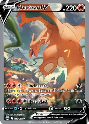 Charizard V (Alternate Full Art) - SWSH09: Brilliant Stars (SWSH09)