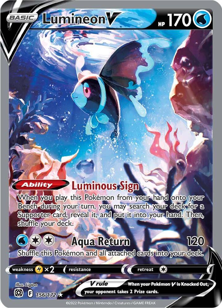 Pokemon: Lumineon V 156/172 - Brilliant Stars