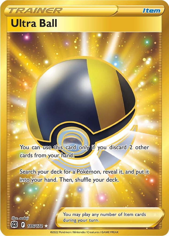Pokemon: Ultra Ball 186/172 - Brilliant Stars - VGMX