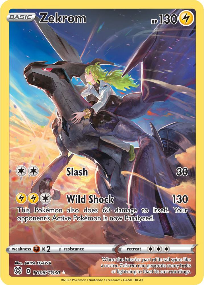 Pokemon: Zekrom TG05/TG30 - Brilliant Stars Trainer Gallery - VGMX