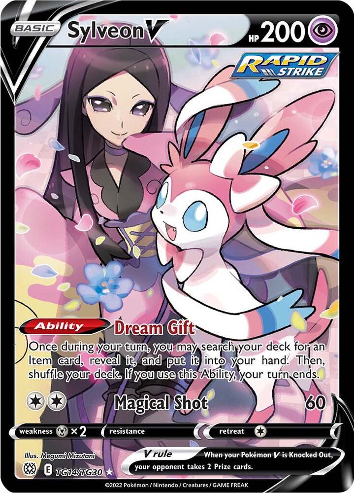 Pokemon: Sylveon V TG14/TG30 - Brilliant Stars Trainer Gallery - VGMX