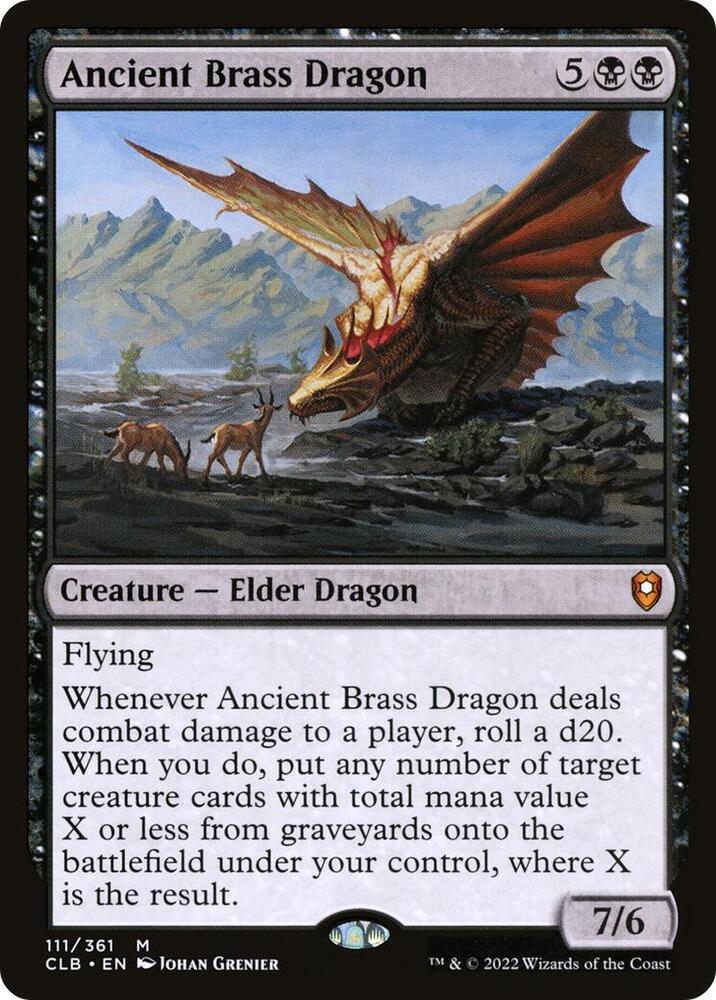 Magic: The Gathering: Ancient Brass Dragon - Commander Legends: Battle for Baldur's Gate - VGMX