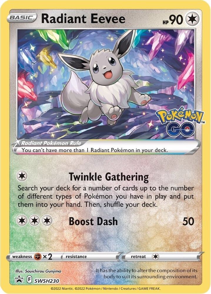 Radiant Eevee - SWSH230 - SWSH: Sword & Shield Promo Cards - VGMX