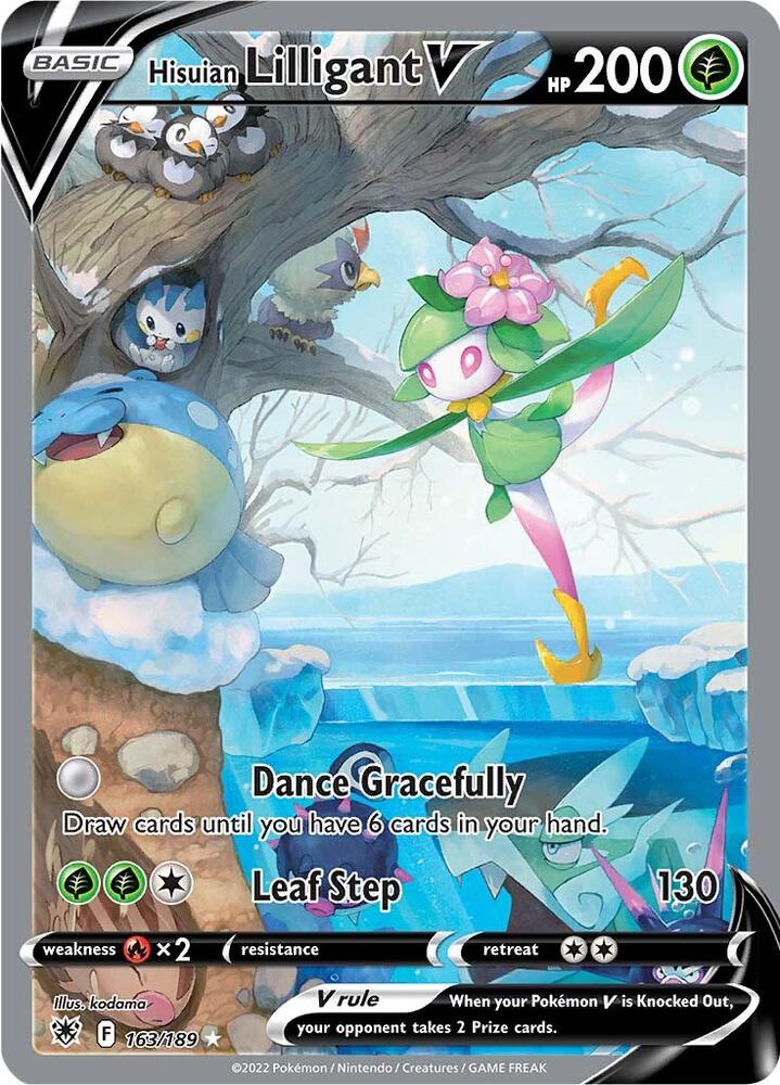 Pokémon: Hisuian Lilligant V (Alternate Full Art) - 163/189 - SWSH10: Astral Radiance
