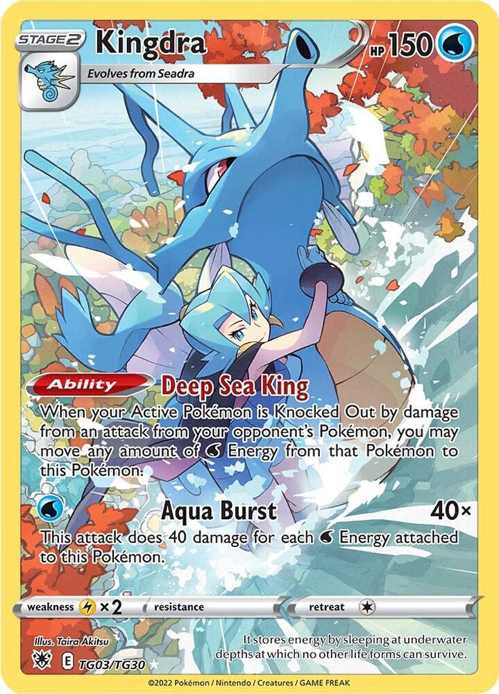 Pokemon: Kingdra TG03/TG30 - Astral Radiance Trainer Gallery - VGMX