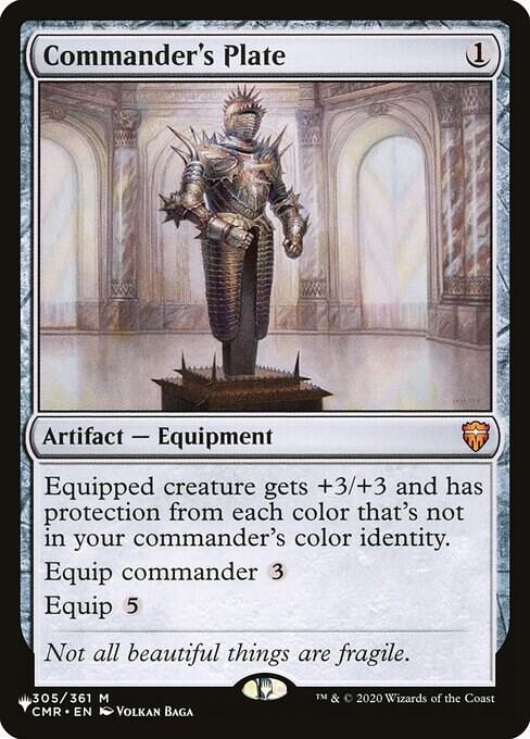 Commander's Plate - The List Reprints