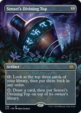 Sensei's Divining Top (Borderless) - Double Masters 2022