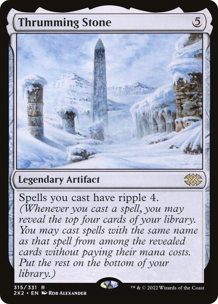 Magic: The Gathering: Thrumming Stone - Double Masters 2022 - VGMX