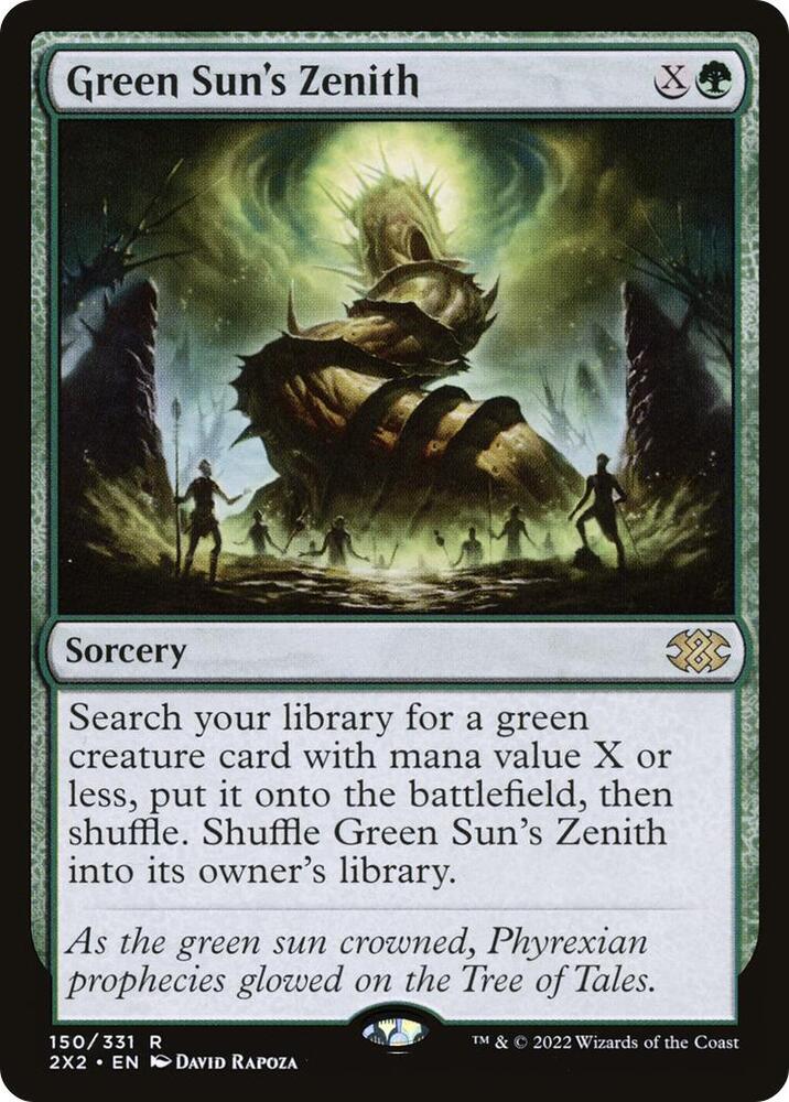 Green Sun's Zenith - Double Masters 2022 (2X2)